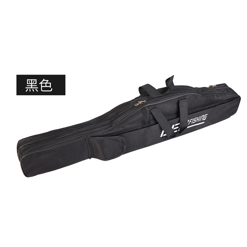 Three-layer foldable big belly Sea fishing bag 1.2m1.5m] backpack fishing rod bag Sea Pole bag multi-functional rock fishing